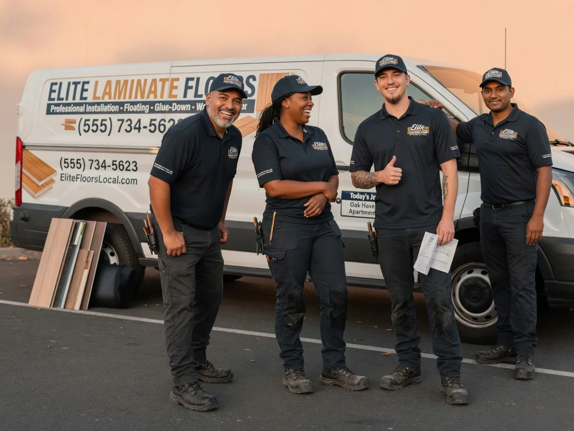 Laminate flooring installation company in Bellville, TX